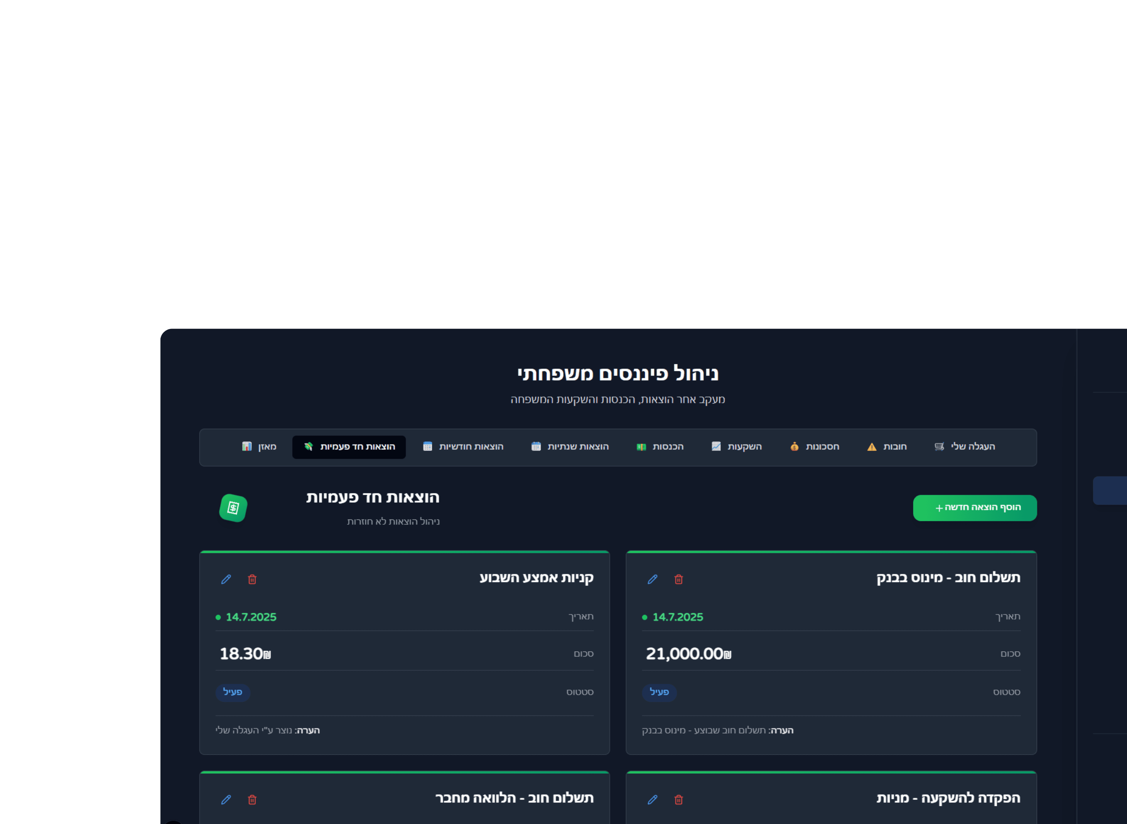 ניהול פיננסי מתקדם